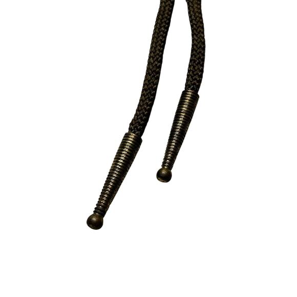 Vintage Brass Money Bag Bolo Tie Unique Pop Culture - Picture 4 of 6